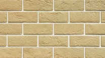 Фасадная панель Grand Line Состаренный кирпич Design Plus ваниль с белым швом
